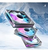 AsiaHorse AMICI-5GT RGB PC Fans, Infinity Mirror ARGB Fans HDB Bearing Fan Speeds Up to 1800 RPM ...