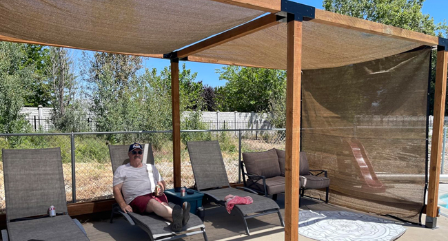 Sun shades outdoor patio