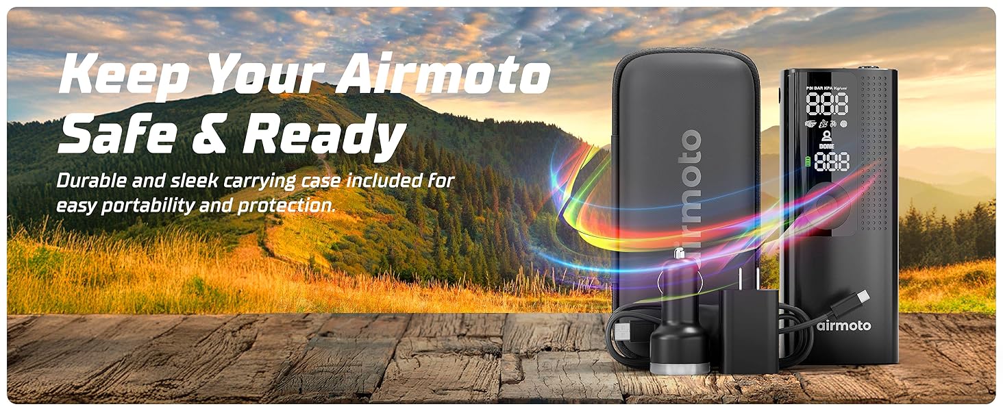 carrying case box travel storage bag holder compatible tire inflator air compressor pump zipper 