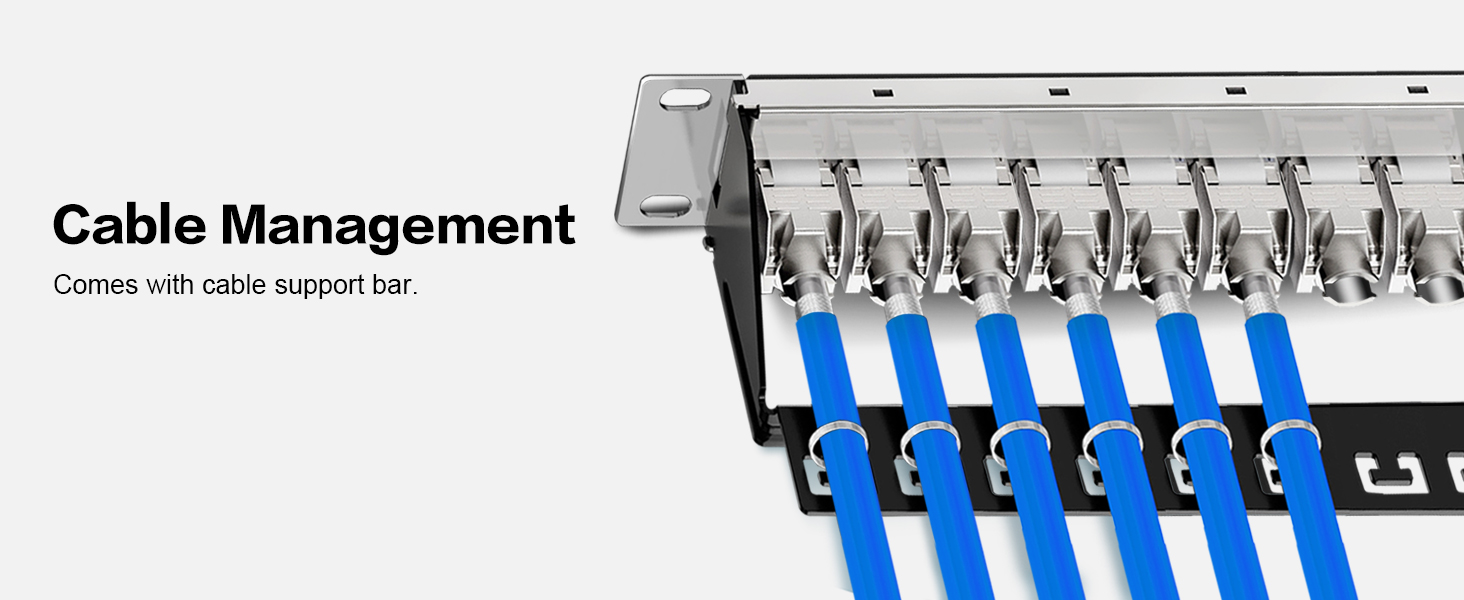 1u24Port keystone Patch Panel