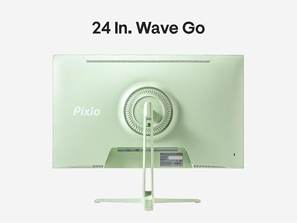 Pixio PX246 Wave Mint Green 24 inch 120Hz Refresh Rate FHD 1080p Resolution IPS Panel 4ms GTG Respon...