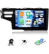 [4+128G] Android 15 Car Radio Stereo for Honda Fit 2014-2018 with Wireless Carplay&amp;Android Auto,9...