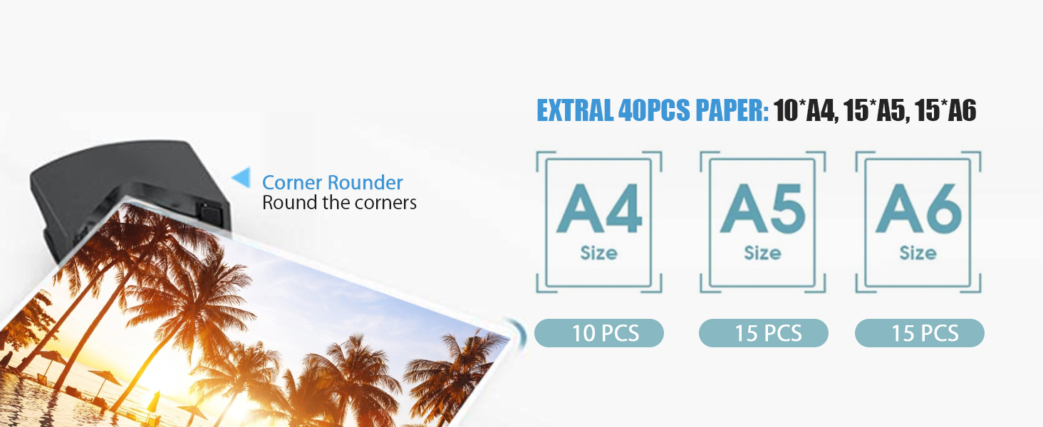 Corner Rounder &amp;amp; 40 Pouches