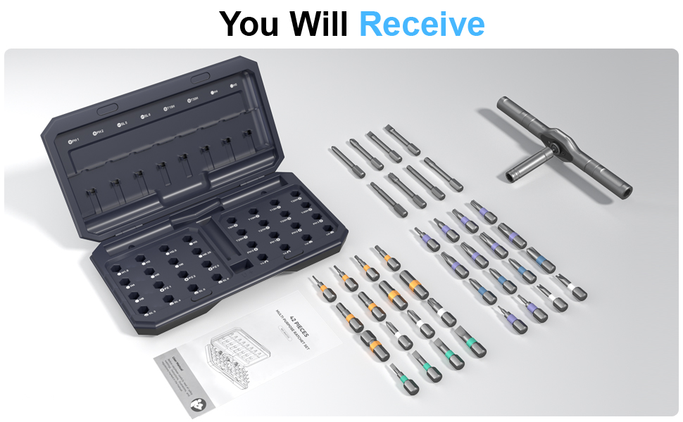 42 in 1 magnetic screwdriver set