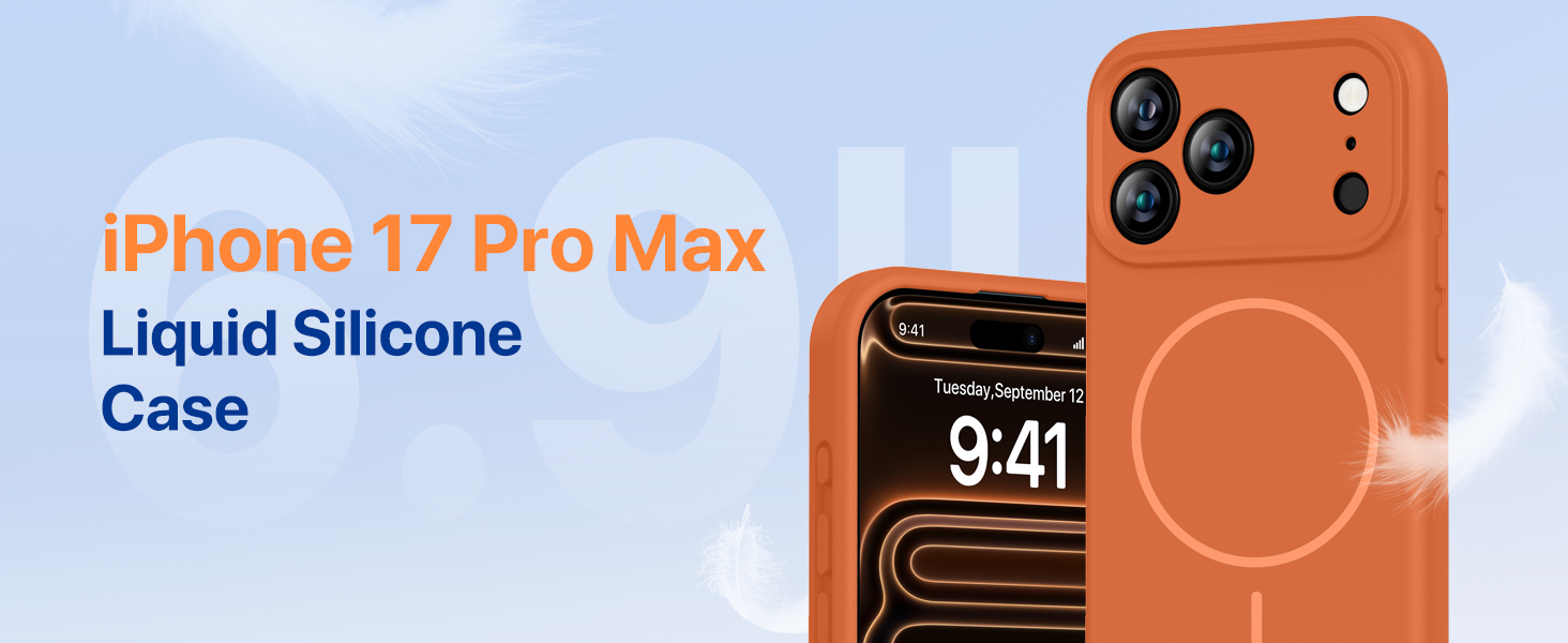 iPhone 17 Pro Max Case Silicone Magnetic