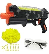 YTSWELE Blaster Gun with Protective Goggles With Spring-Piston and 100 Rounds for Boys and Girls ...