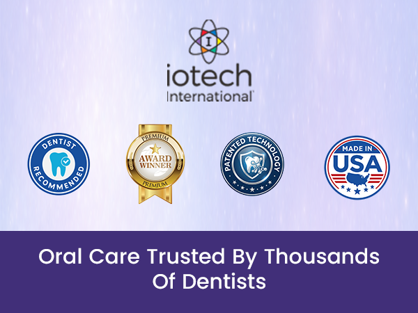 Made in USA oral irrigant concentrate trusted by dental professionals for oral care