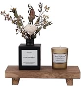 Small Wood Tray Pedestal Stand Farmhouse Bathroom Decor Decorative Wooden Riser Kitchen Soap Dish...