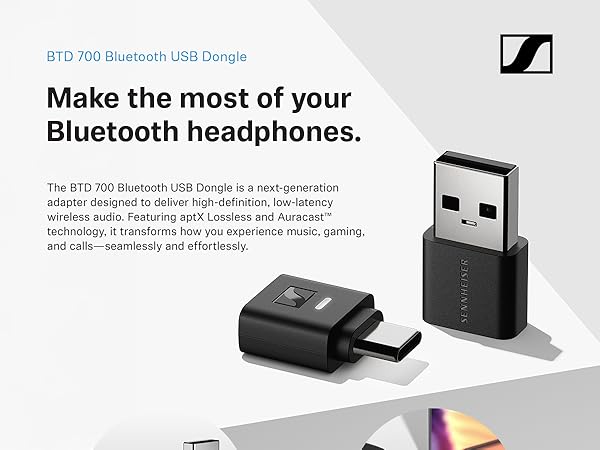 Sennheiser BTD 700 Bluetooth USB Dongle