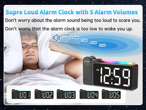 alarm clock loud