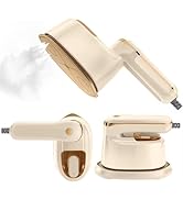 Liebssen Mini Steam Iron, 2-IN-1 Handheld Travel Steam Iron,1100W &amp; 15s Fast Heat Up, Portable St...