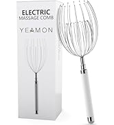 Yeamon Electric Scalp Massager, Handheld Scalp Massage Tool Electric Head Scratcher 20-Finger Des...