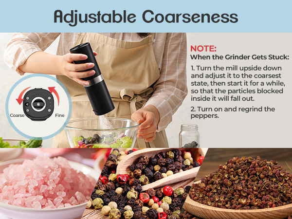 auto salt and pepper grinder set