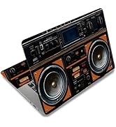 SUPERDANT Retro Tape Recorder Laptop Skin Vintage Laptop Sticker PVC Computer Stickers Dustproof ...