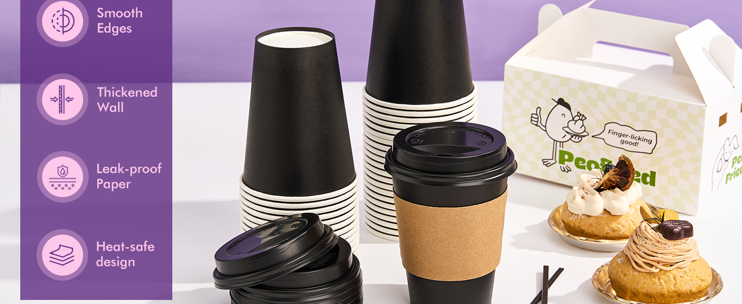 12-black-50 paper cups