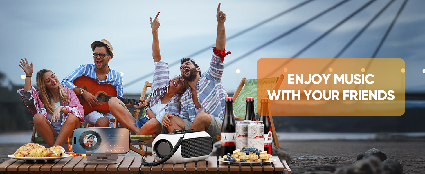 Enjoy music with your friends