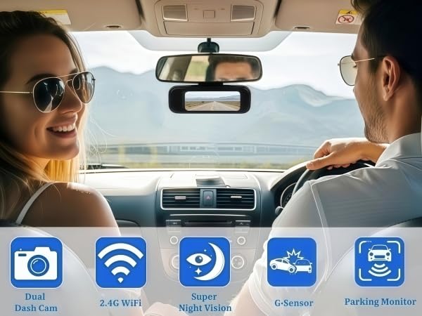 Dash Cam Front and Rear