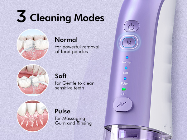 3 Cleaning Modes