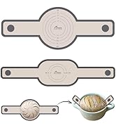 HOTEC Silicone Bread Sling for Dutch Oven - 2 Pack Non-Stick Baking Mat with Long Handle Easy to ...