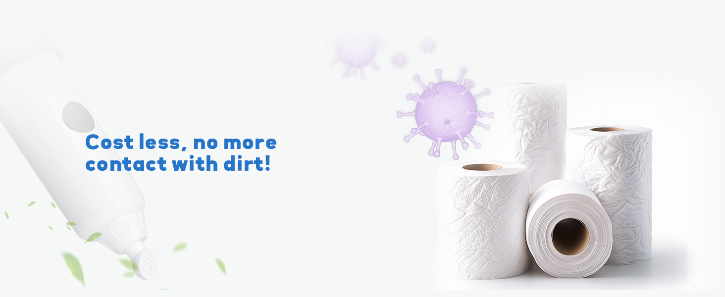 Cost less, no more contact with dirt!