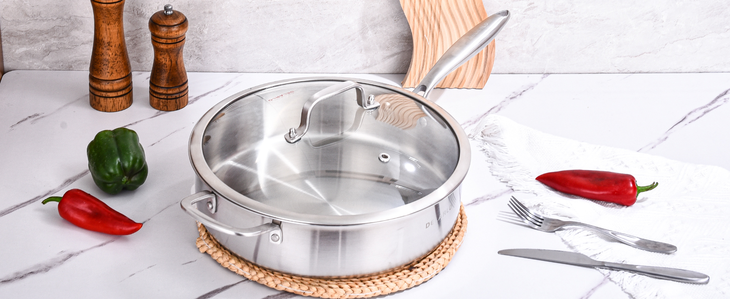 Stainless Steel Saute Pan