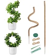 Mcbazel 2 Pack 47 Inch Moss Pole for Plants Monstera, Plant Support Stick, Bendable Moss Poles Pl...