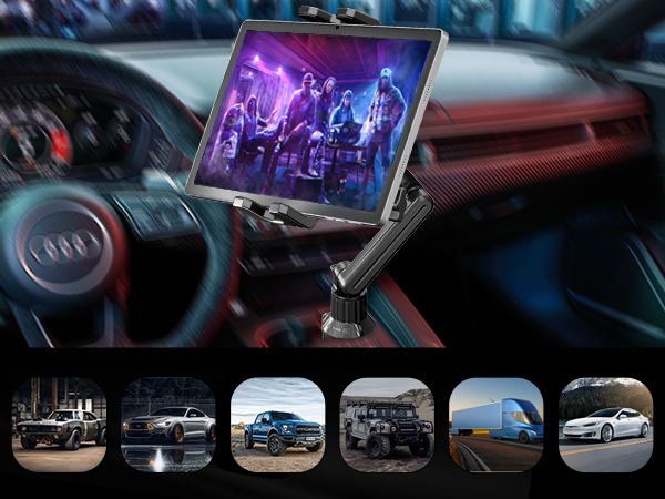 Car cup holder ipad mount 01