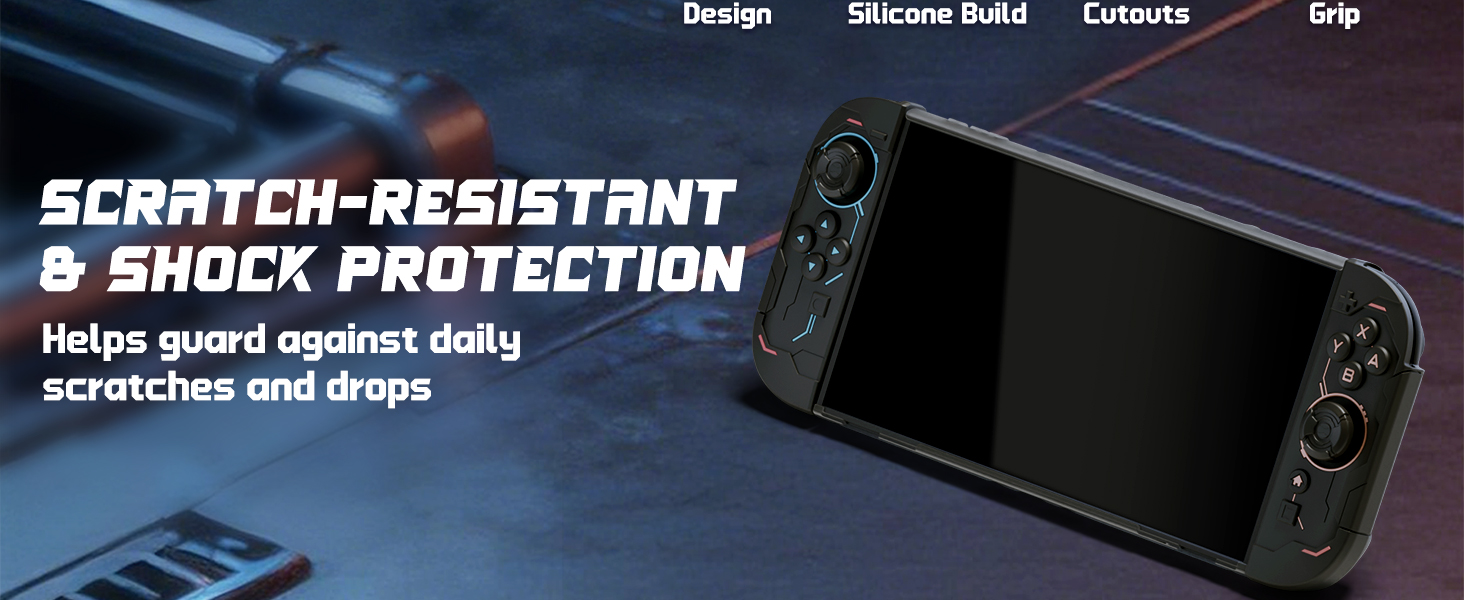 PlayVital Protective Case for Nintendo Switch 2, Stellar Mecha Ergonomic Cover