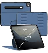 Zugu Case for iPad Pro 13 (M4) 2024, Slim Protective Cover with Apple Pencil Holder, Auto Wake/Sl...