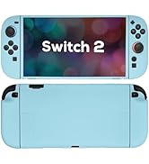 TIKOdirect Protective Case for Switch 2, Soft Skin Full Protective Cover with Classic Color, Sili...
