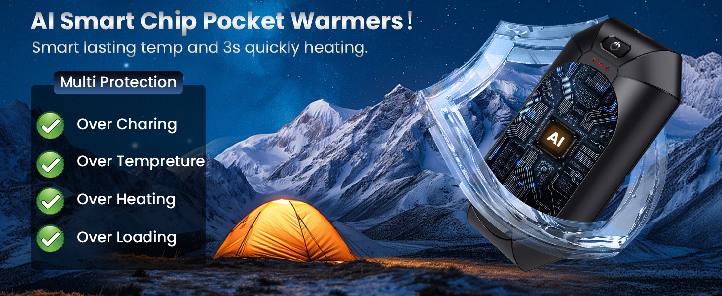 AI rechargeable hand warmers