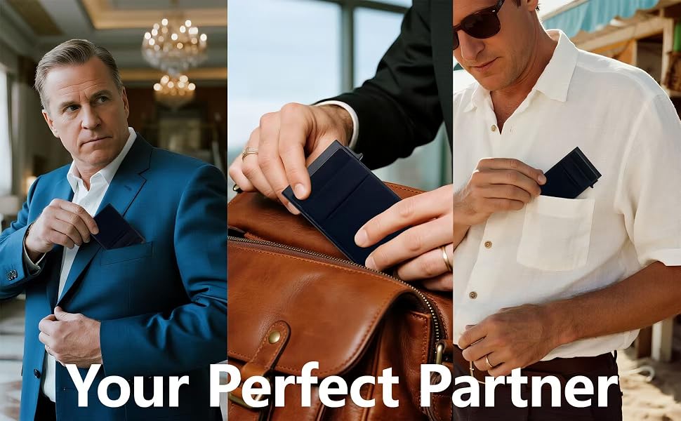 business wallet, fit the front pocket slim wallet