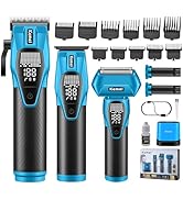KEMEI 8559 Hair Clippers for Men Professional, Electric Razor Barber Clippers and Trimmers Set wi...