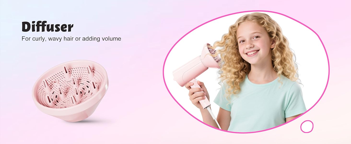 hair dryer with diffuser