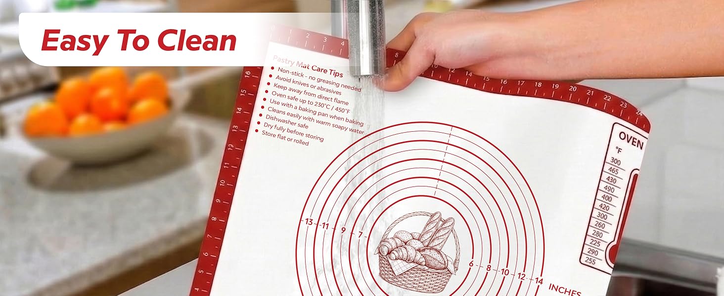 Silicone Pastry Mat Non Stick Extra Large