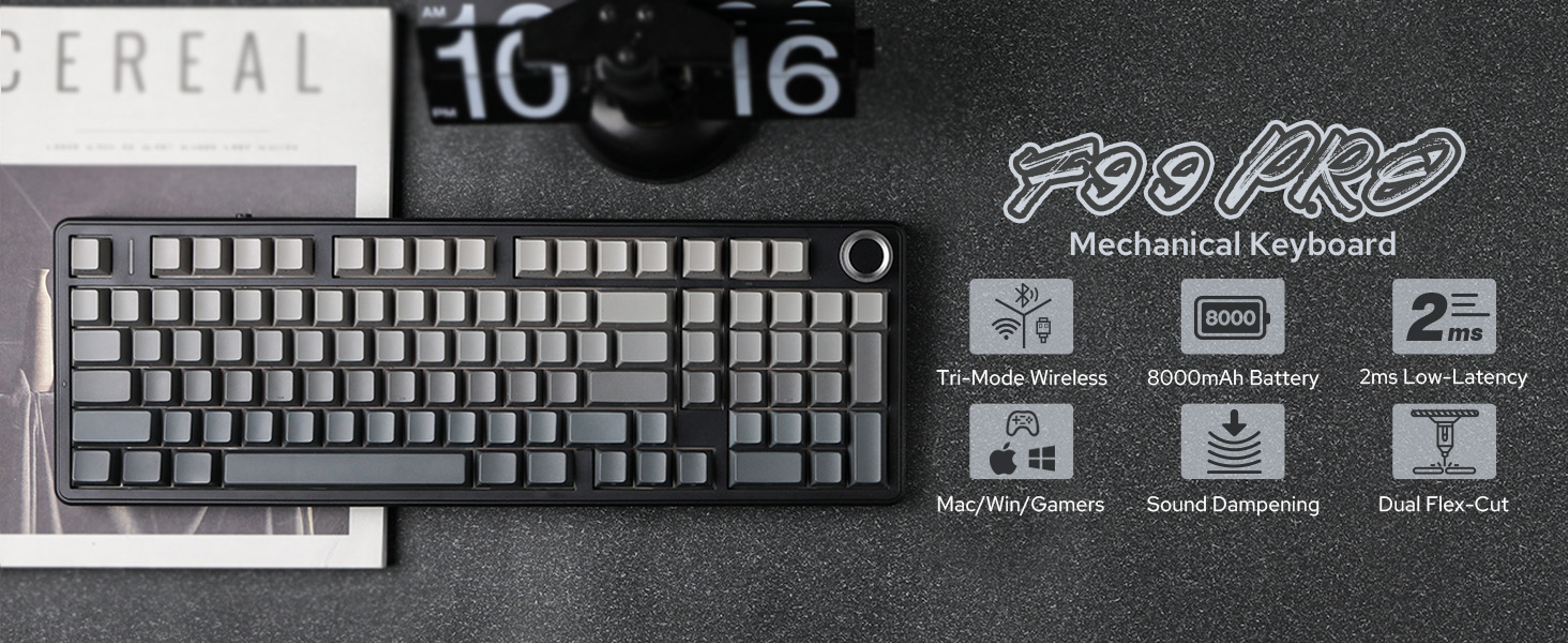 F99 PRO wireless gaming keyboard