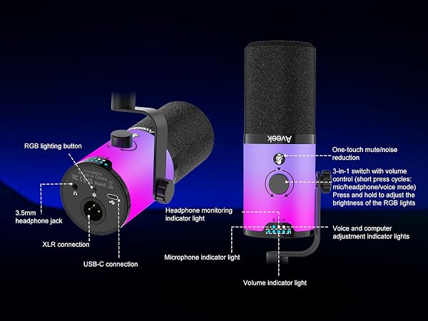 Dynamic Gaming Microphone
