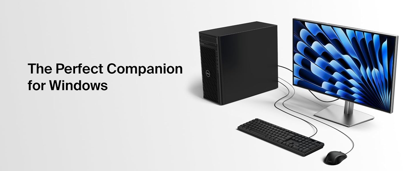 Belkin Connect Wired Keyboard and Mouse Combo