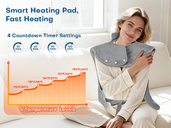 electric heating pad large