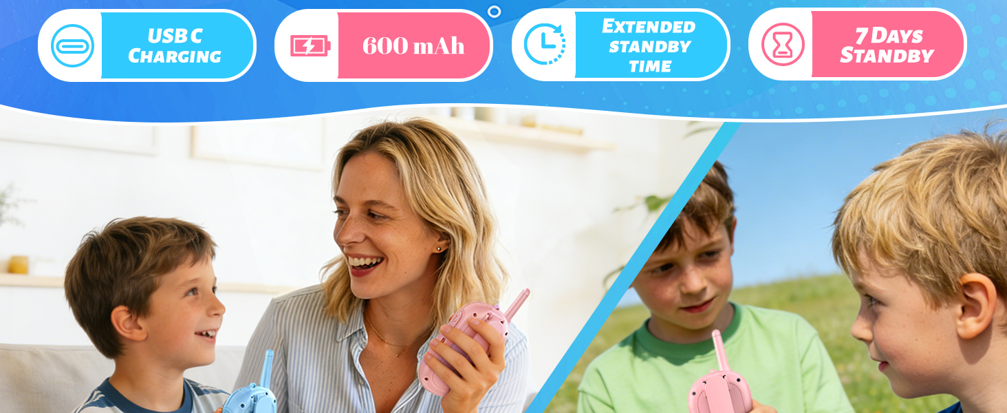 kids walkie talkies 2 pack