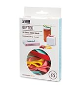 Monkey Business Gifted Multicolor: Elastic Silicone Ribbon Bands for Gift Wrapping, Presents Pack...