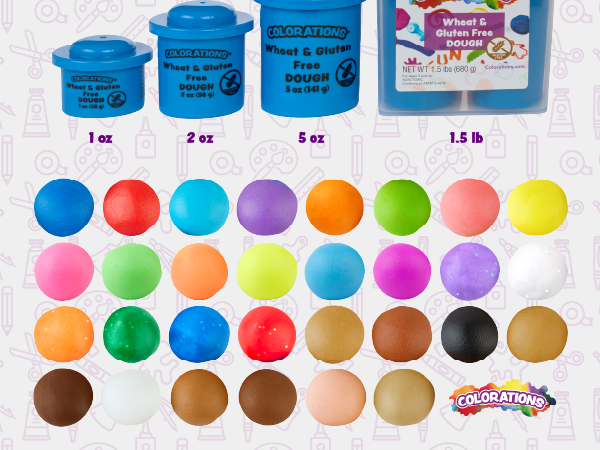 Colorations Wheat and Gluten Free Dough