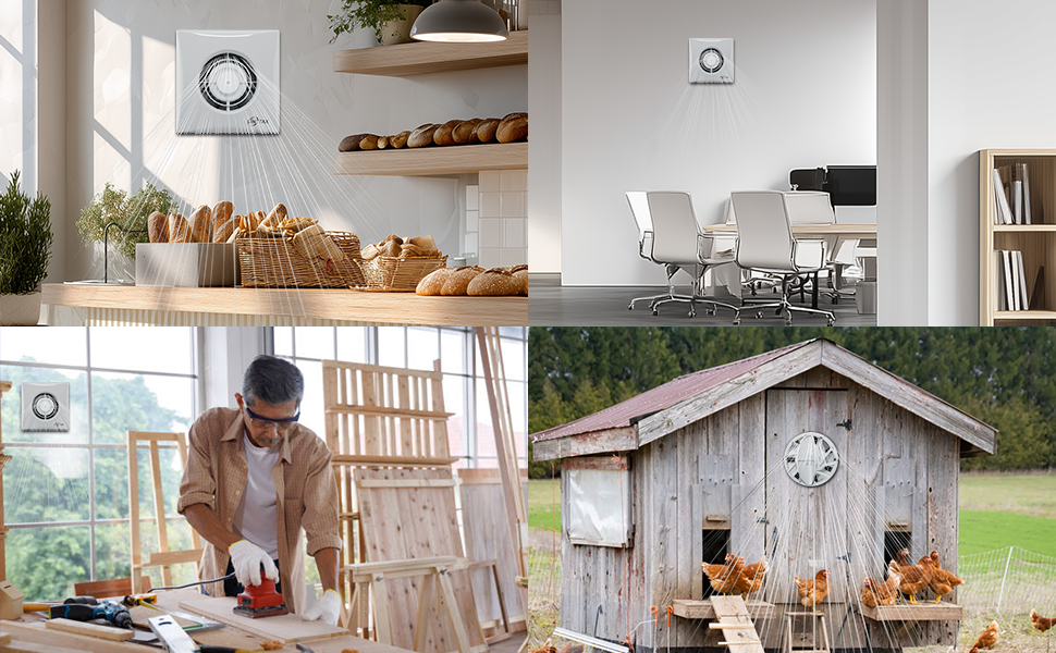 4&amp;#39;&amp;#39; exhaust fan for bathroom ceiling application