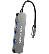 MEANHIGH USB C Hub 4-Port Type C Adapter for Laptop USB 3.0, USB 2.0 Multiple USB C to USB Splitt...