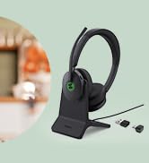 Yealink BH74 ANC Bluetooth Headset with Microphone for Hybrid Work, Microsoft Teams Premium Open ...