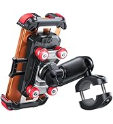 JOYROOM Motorcycle Phone Mount Holder - [Dual Vibration Dampener] [Metal Adjustment Arm] Motorcyc...