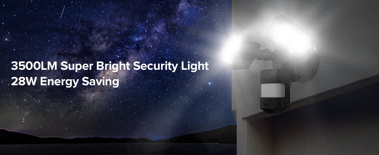 super bright security light