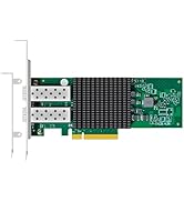GLOTRENDS ST7442 2-Port 10Gb SFP+ Network Card (Ethernet PCIE NIC) with Broadcom BCM57412 Control...
