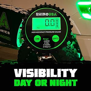 rhino usa 200psi inflator seamless night visibility