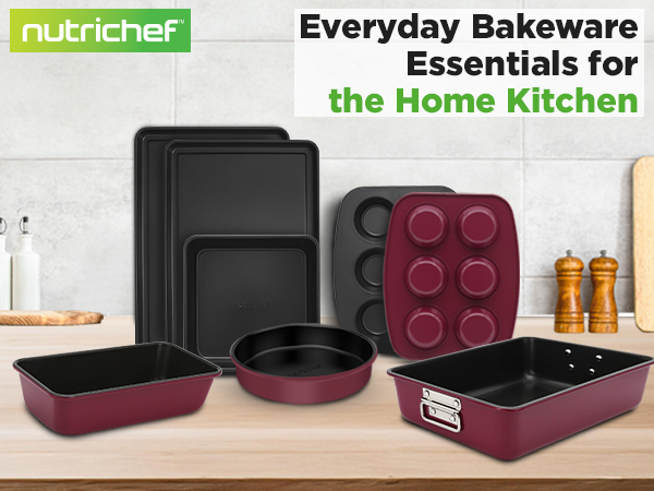 kitchen baking gadgets assesories nesting set bake bakewear nonstick must haves cookie 